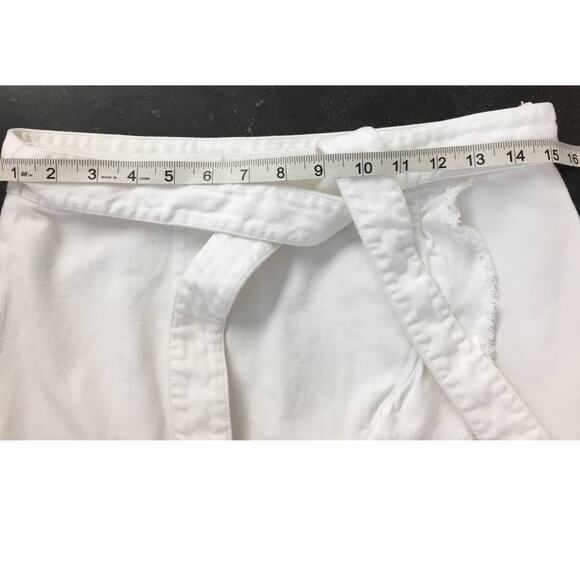 Paige White Size Small Nivelle Skirt Fringe Hem Skirt - Picture 5 of 10